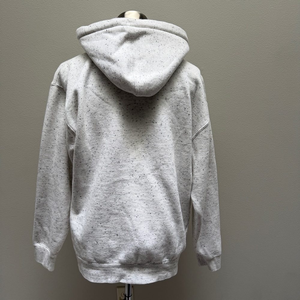 Glossier Light Gray Speckled Hoodie - Picture 4 of 7
